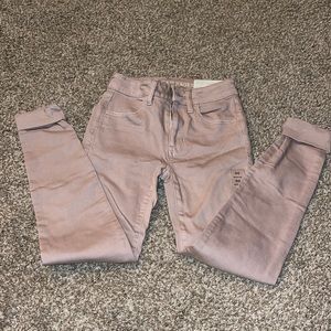 American Eagle Pink Jeggings 00
